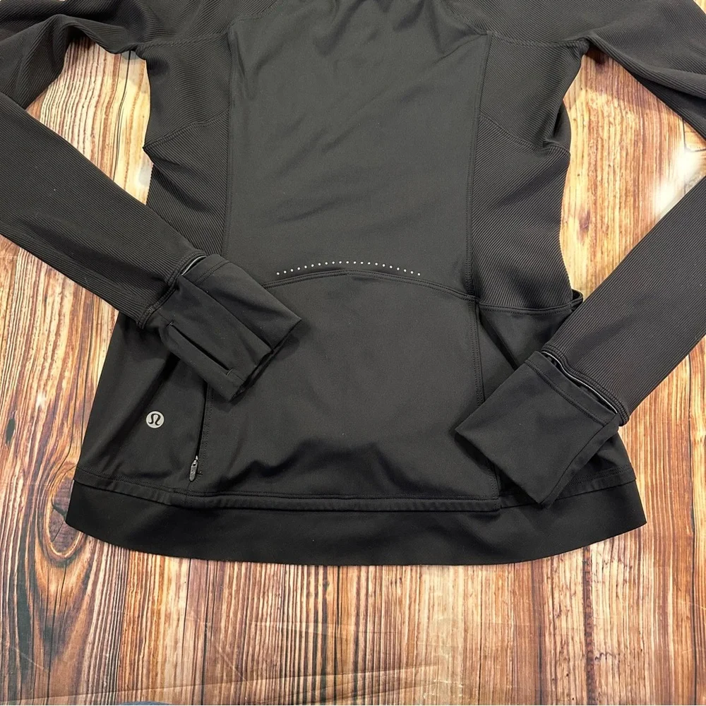 Lululemon Athletica Women’s Zip-Up Hoodie  Size 6 Black